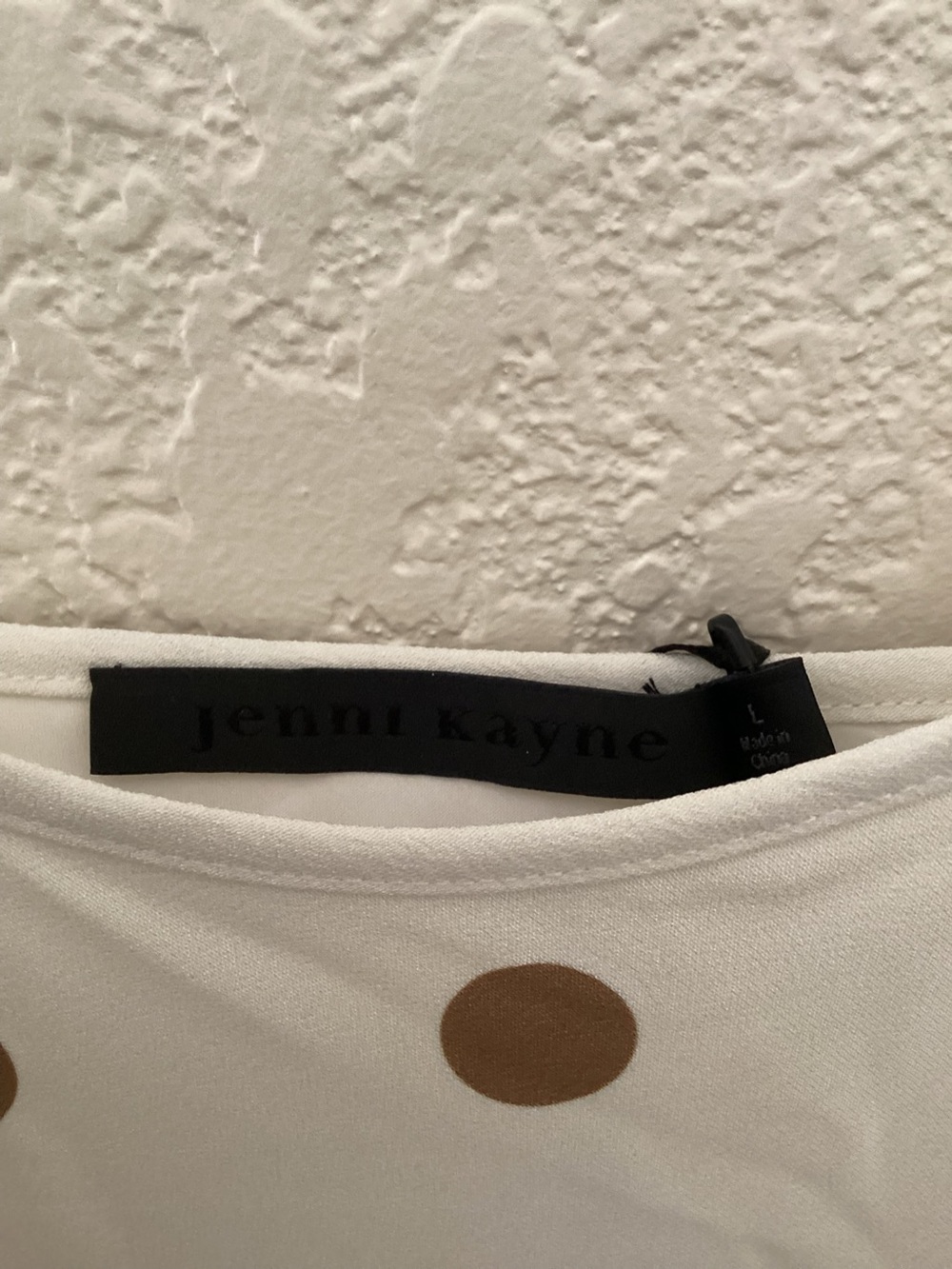 JENNI KAYNE Slip Dress in Caramel Polka Dot Brand New - Picture 6 of 7